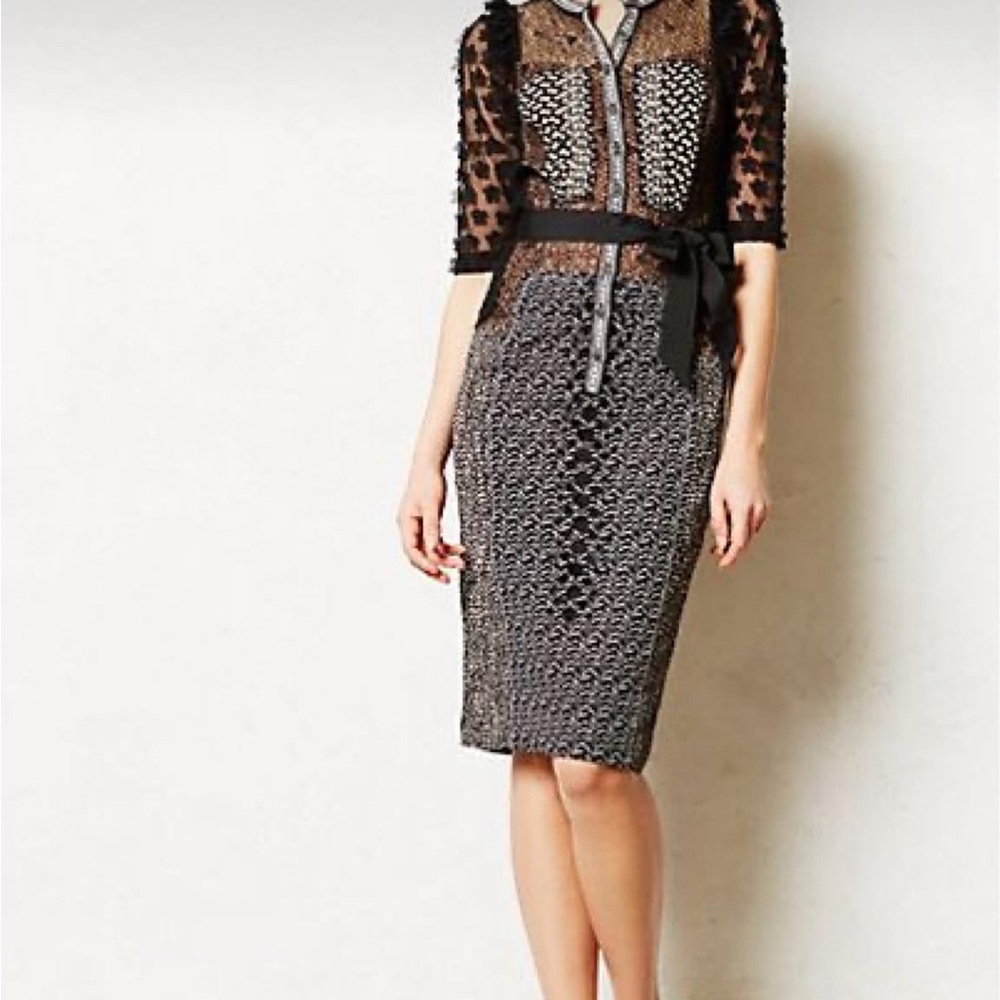 Brand new Byron Lars lace dress w stunning details